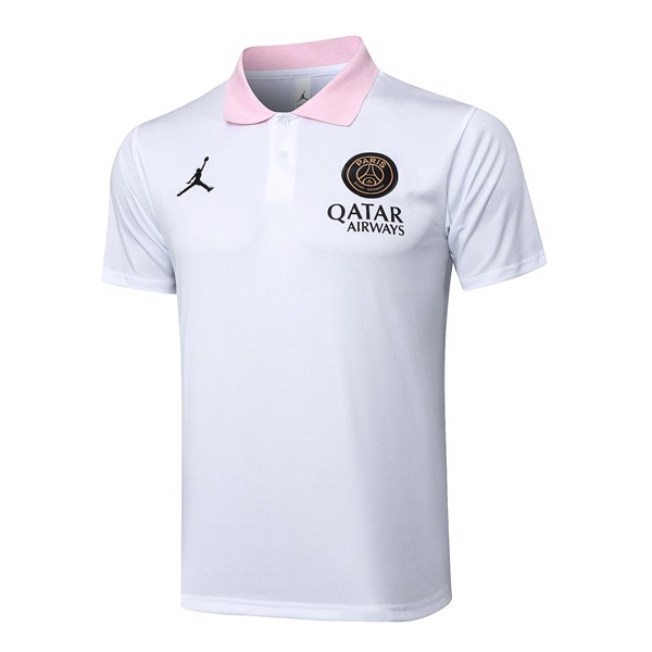 Polo PSG 2025/26 Blanco Rosa